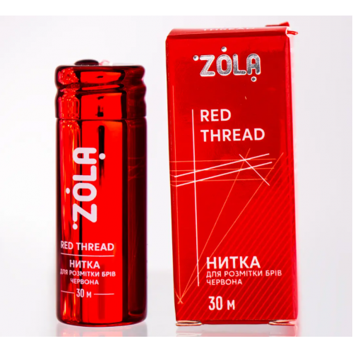 Нить для эскиза бровей красная Zola